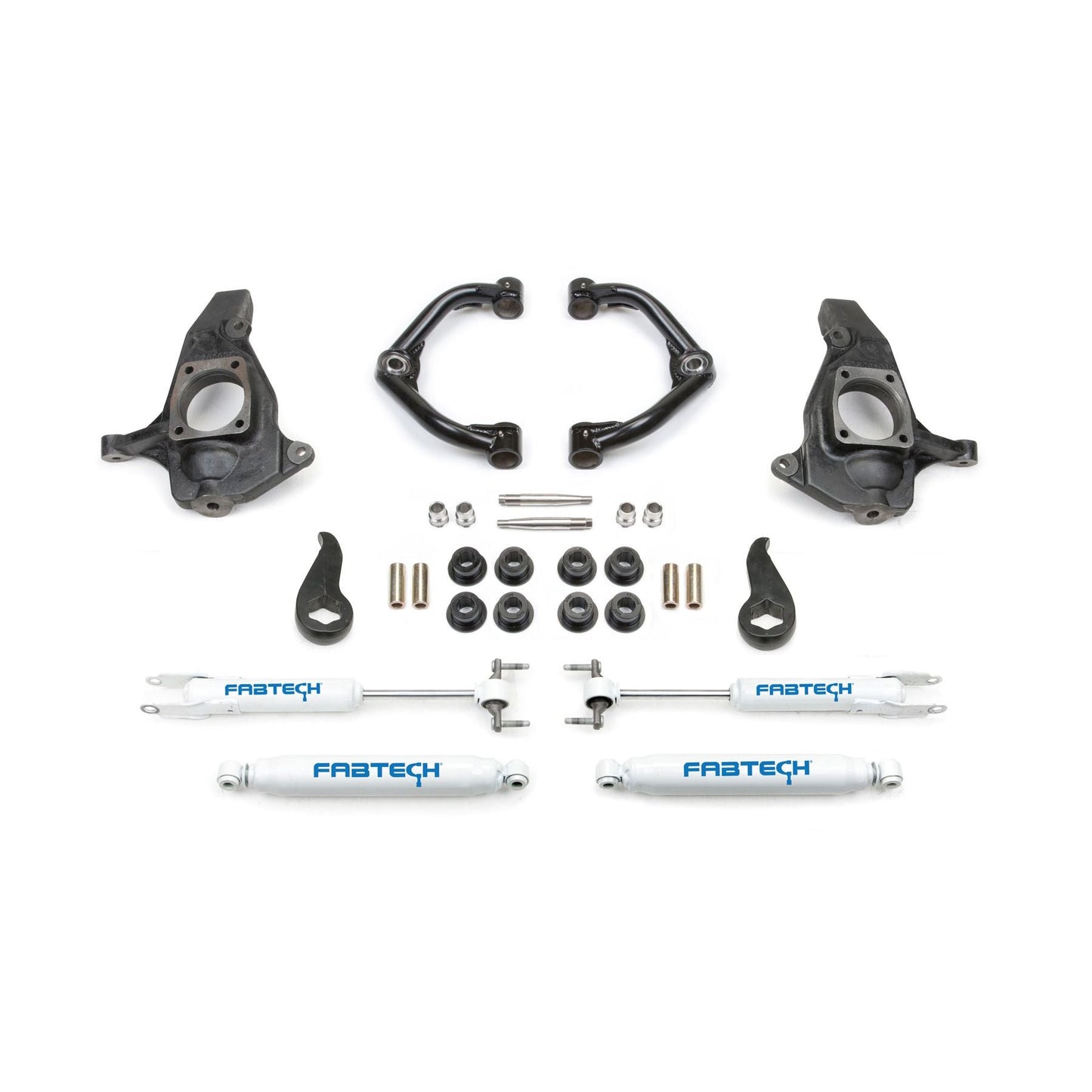 Fabtech 3.5in Ultimate System w/ Uniball Upper Control Arm & Performance Shocks | GM C/K2500HD/3500HD (11-19) (K1064)