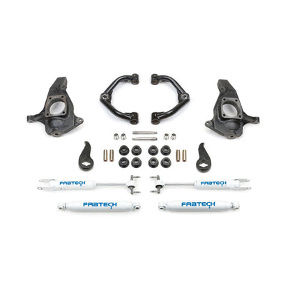Fabtech 3.5in Ultimate System w/ Uniball Upper Control Arm & Performance Shocks | GM C/K2500HD/3500HD (11-19) (K1064)