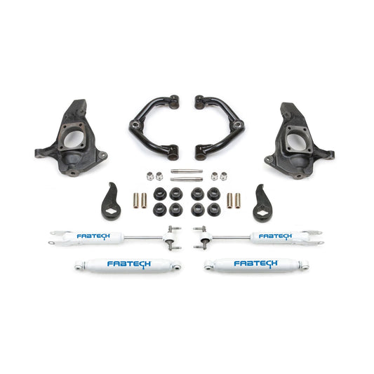 Fabtech 3.5in Ultimate System w/ Uniball Upper Control Arm & Performance Shocks | GM C/K2500HD/3500HD (11-19) (K1064)