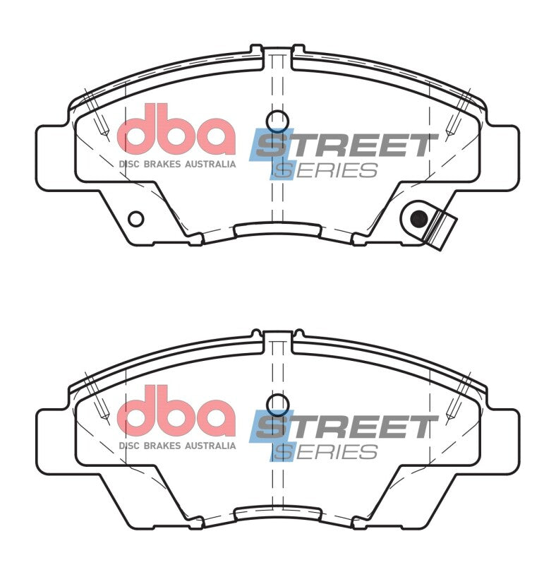 DBA Street Series Front Brake Pads | Honda CR-Z (11-15) (DB1991SS)