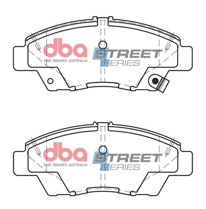 DBA Street Series Front Brake Pads | Honda CR-Z (11-15) (DB1991SS)