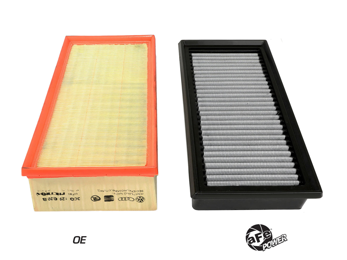 aFe Magnum FLOW OE Replacement Air Filter w/ Pro DRY S Media | Audi A4/Q5 (09-11/09-10) (31-10181)