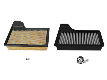 aFe Magnum FLOW Pro DRY-S OE Replacement Air Filter | Ford Mustang (15-17) (31-10255)