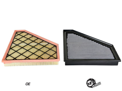 aFe Magnum FLOW Pro DRY S OE Replacement Filter 13-17 Cadillac ATS V6-3.6L