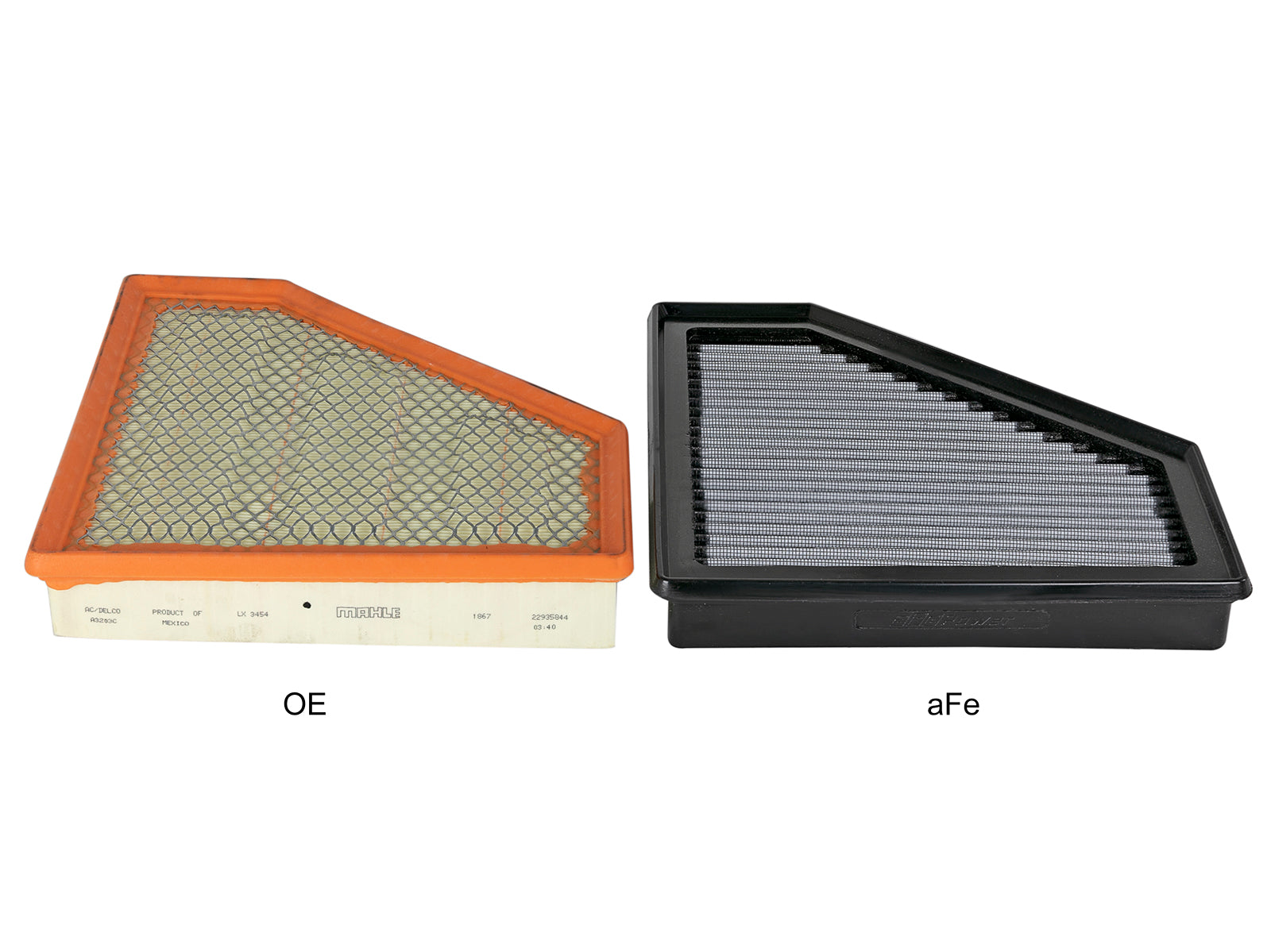 aFe Magnum FLOW OE Replacement Air Filter Cadillac CTS-V 16-19 V8-6.2L (sc)