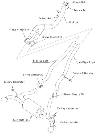 HKS Super Turbo Muffler (Cat-Back) - Toyota Supra GR A90 3.0 B58 2020+