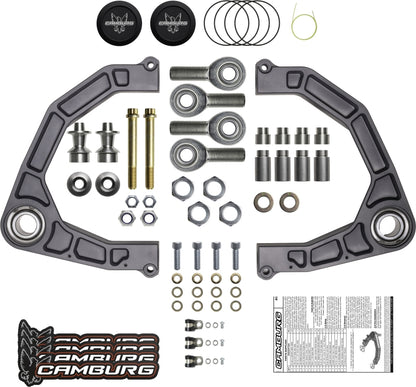 Camburg CAM-310189-GRY for Toyota Tundra 2WD/4WD 22-25 KINETIK V2 Billet Uniball