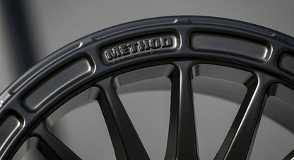 (set of 4) Method MR314 Gloss Titanium | 17x8.5" +0mm | 6x5.5in Wheel