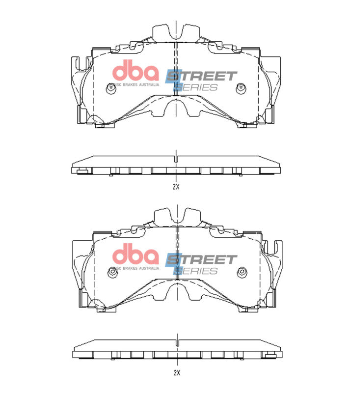 DBA Street Series Front Brake Pads | Lexus LC500 (17+) (DB15150SS)