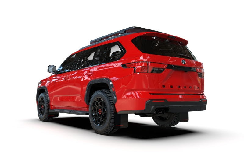 Rally Armor 23-25 Toyota Sequoia Black UR Mud Flap w/ Red Logo