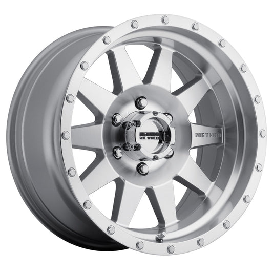(set of 4) Method MR301 The Standard Machined | 20x9" +18mm | 6x5.5in Wheel