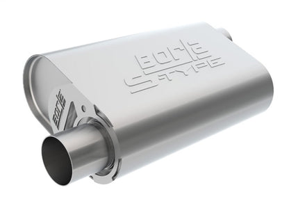 Borla CrateMuffler 2.5in Offset/Offset Oval | BBC 396 (400853)