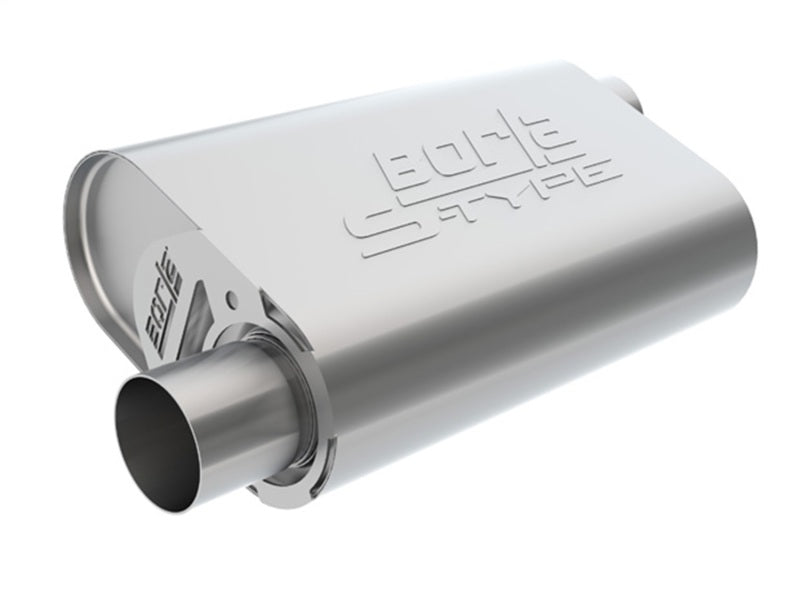 Borla CrateMuffler 2.25in Offset/Offset Oval | SBF 289/302/351 (400834)