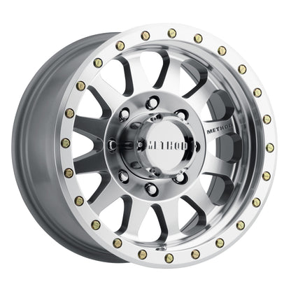 Method MR304 Double Standard Machined | 17x8.5" +0mm | 8x170mm Wheel