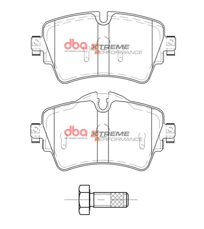 DBA Front Xtreme Performance Brake Pads | Mini Cooper S (14-22) (DB15119XP)