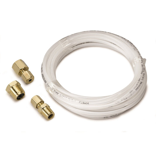 AutoMeter 12 Foot Nylon Tubing 1/8in. w/ 1/8in. Brass Compression Fittings (3226)