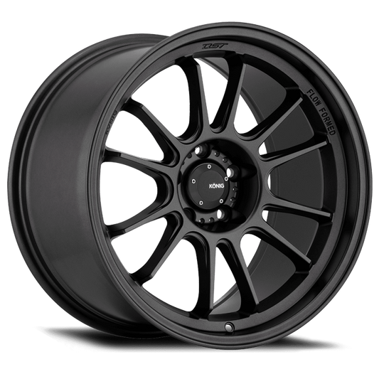Konig Hypergram Matte Black | 19x8.5" +38mm | 5x114.3mm Wheel