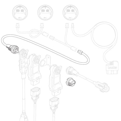 Banks Power 66556 B-Bus Starter Cable Kit for iDash 1.8 Data & Super Gauge