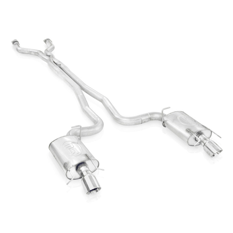 Stainless Works 3in Catback System X-Pipe Chambered Mufflers 4in Tips | Cadillac CTS-V (09-15) (CTSV9CBC)