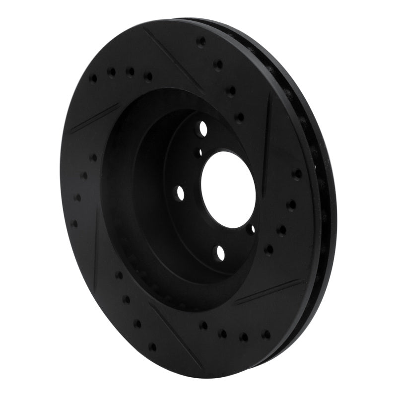 R1 Drilled & Slotted Front Brake Rotor | Subaru Impreza (89-00) (ECB-13007L)
