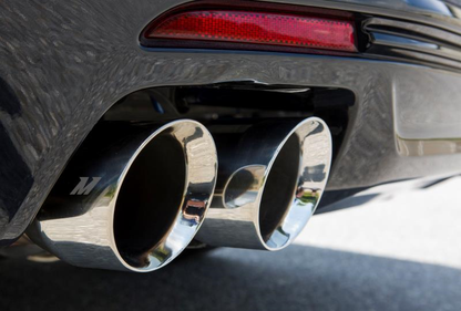 Mishimoto 2016+ Chevrolet Camaro SS Quad-Tip Race Axle-Back Exhaust w/ Black Tips-WheelFlip