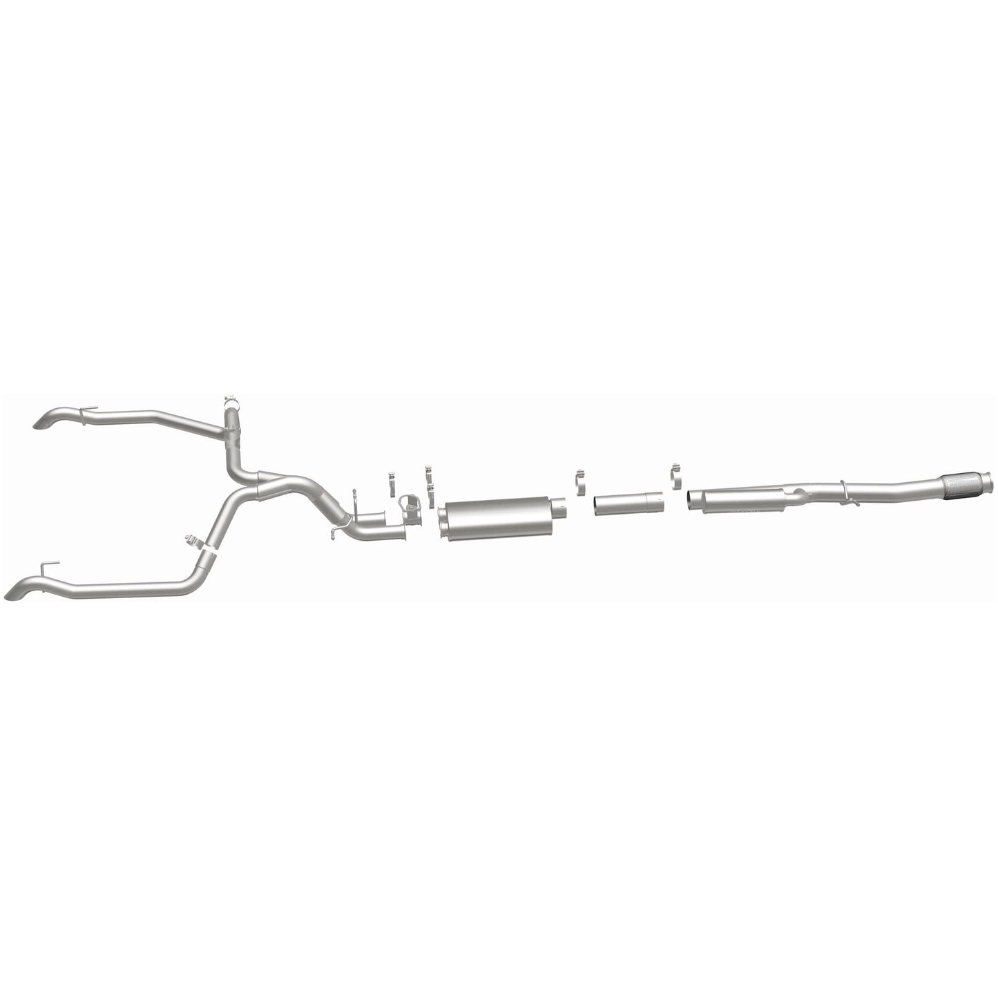 MagnaFlow 2024-2025 Chevrolet Silverado 1500 ZR2, Sierra 1500 AT4X Overland Series Cat-Back Performance Exhaust System