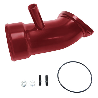 Wehrli 3.5in Intake Horn w/ PCV Port | Chevrolet 6.6L L5P Duramax (WCF100721-RED)