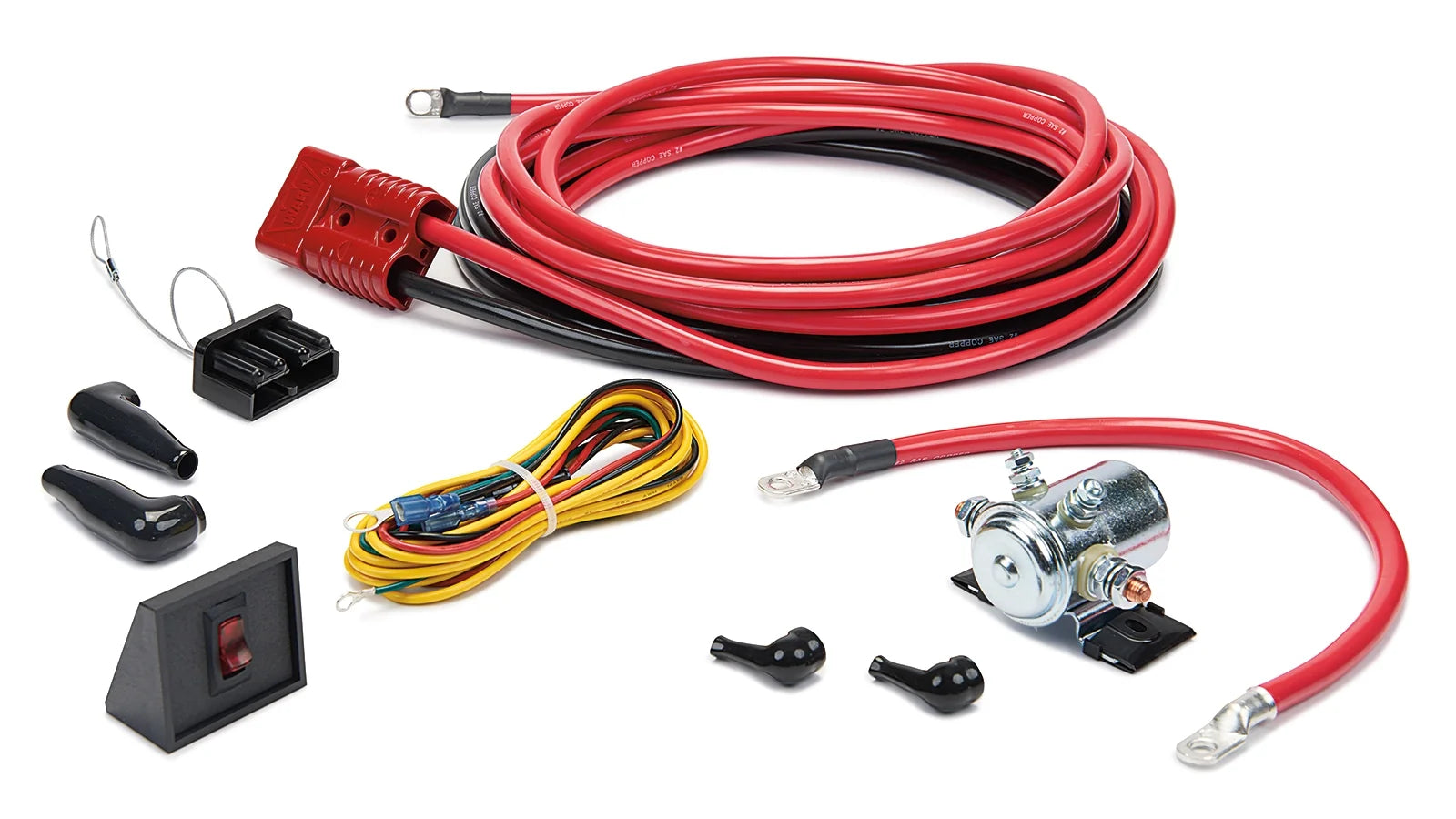 WARN 32966 Winch Carrier Receiver Hitch Rear Wire 24' Cable 175 amp Multi Mount