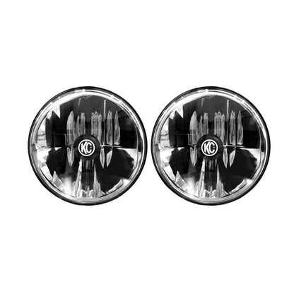 KC HiLiTES 42361 2 White LED 7" Headlights Pair Kit DOT for 97-06 Jeep Wrangler