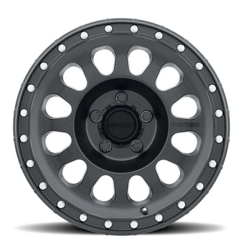 (set of 4) Method MR315 Matte Black | 17x9" -12mm | 5x5in Wheel