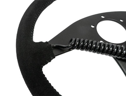 PRP G160-H Heated Flat Suede Steering Wheel Black
