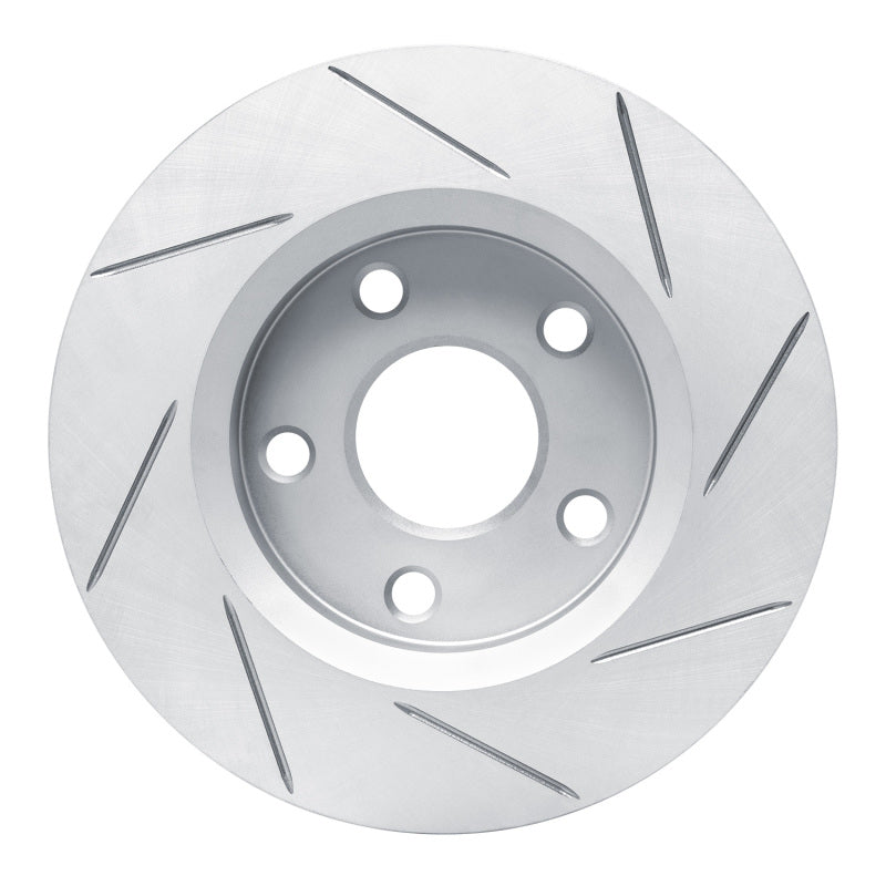 DFC Front Left Slotted Geoperformance Rotor: Jeep Wrangler 2.0L / 2.5L (07-18)