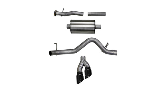 CORSA Sport / 3.0 in Cat-Back 4.0 in Twin Tips | 2015-2016 Colorado, Canyon 3.6L V6 (14744)
