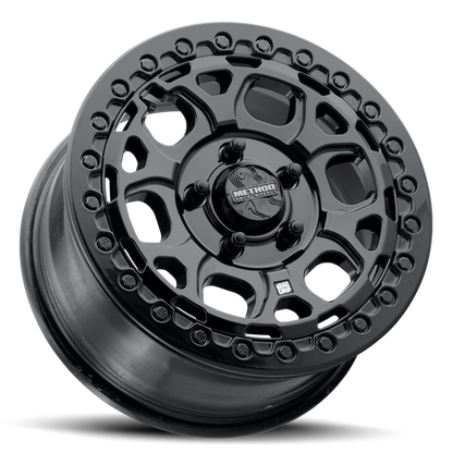 (set of 4) Method Wheels MR416 Gloss Black | 15x7" +74mm | 6x5.5mm Wheel