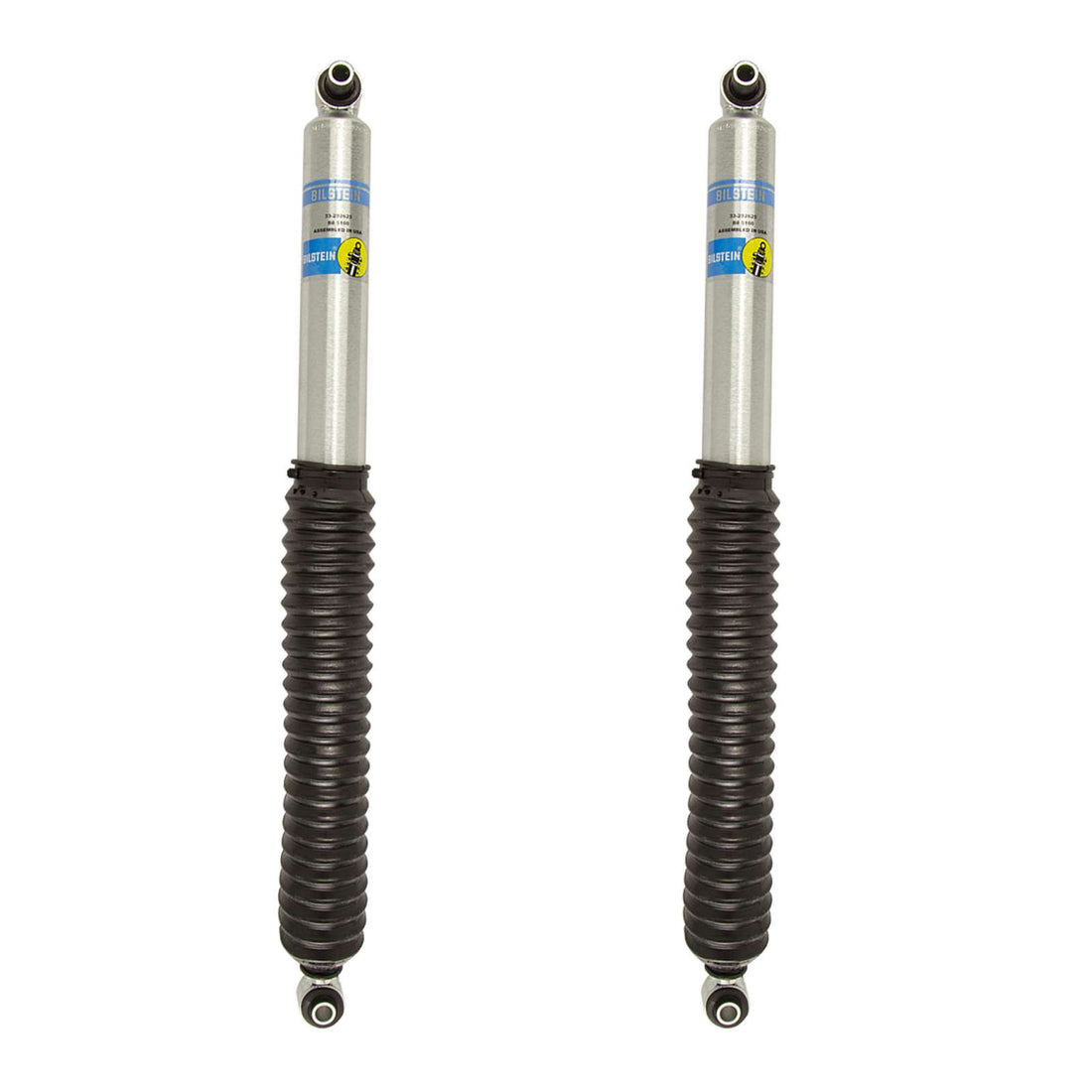 Bilstein B8 5100 Monotube Shocks Front Pair w/3-4.5" lift - 2018-2026 Jeep Wrangler JL 4WD