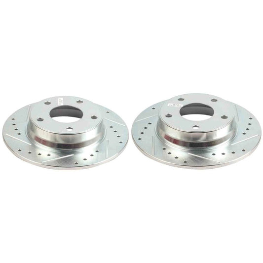 PowerStop 20-25 Nissan Sentra Rear Drilled & Slotted Rotor - Pair (JBR1912XPR)