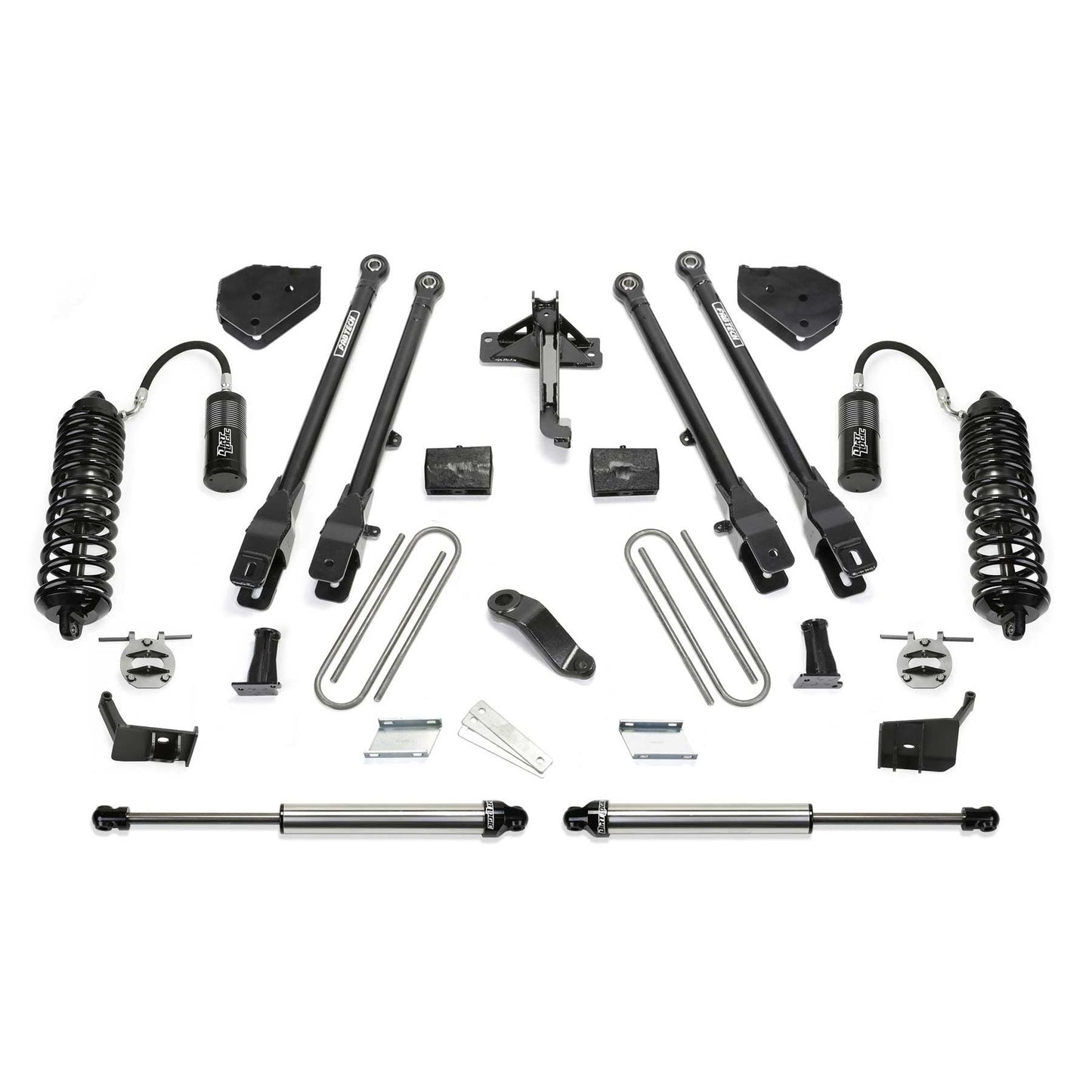Fabtech 6" 4-Link Suspension System w/ 4.0 & 2.25 DL | Ford F450/F550 4WD Diesel (17) (K2285DL)