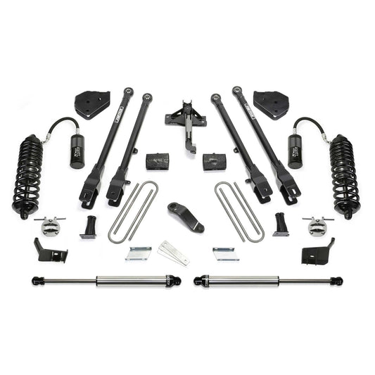 Fabtech 6" 4-Link Suspension System w/ 4.0 & 2.25 DL | Ford F450/F550 4WD Diesel (17) (K2285DL)