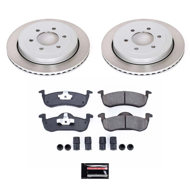 PowerStop 07-09 Lincoln Navigator Front Semi-Coated Rotor Kit (SC4682)
