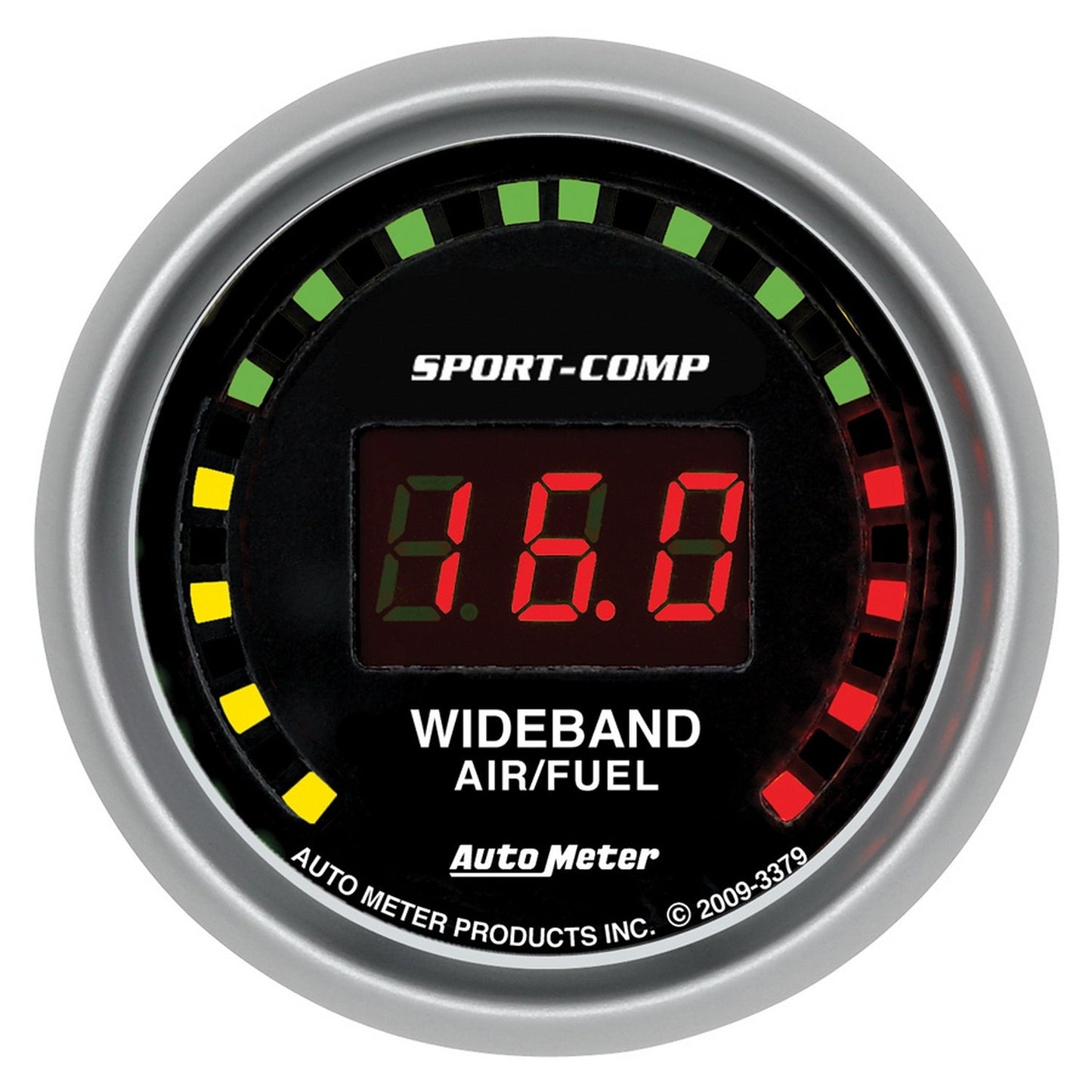 AutoMeter Sport-Comp 52mm Digital Wideband Air/Fuel Ratio Street Gauge (3379)
