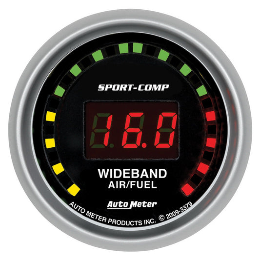AutoMeter Sport-Comp 52mm Digital Wideband Air/Fuel Ratio Street Gauge (3379)