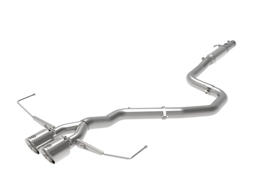 aFe Takeda 3in to 2-1/2in SS Cat-Back Exhaust | Hyundai Veloster 19-21 (49-37011-P)