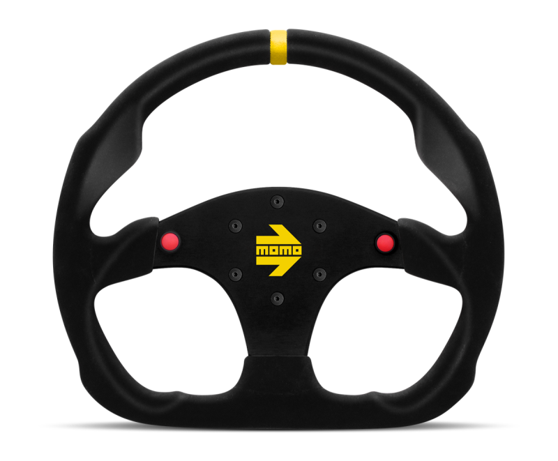 MOMO MOD.30 320mm Black Suede Steering Wheel (R1960/32S)