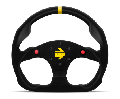 MOMO MOD.30 320mm Black Suede Steering Wheel (R1960/32S)
