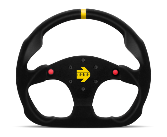MOMO MOD.30 320mm Black Suede Steering Wheel (R1960/32S)