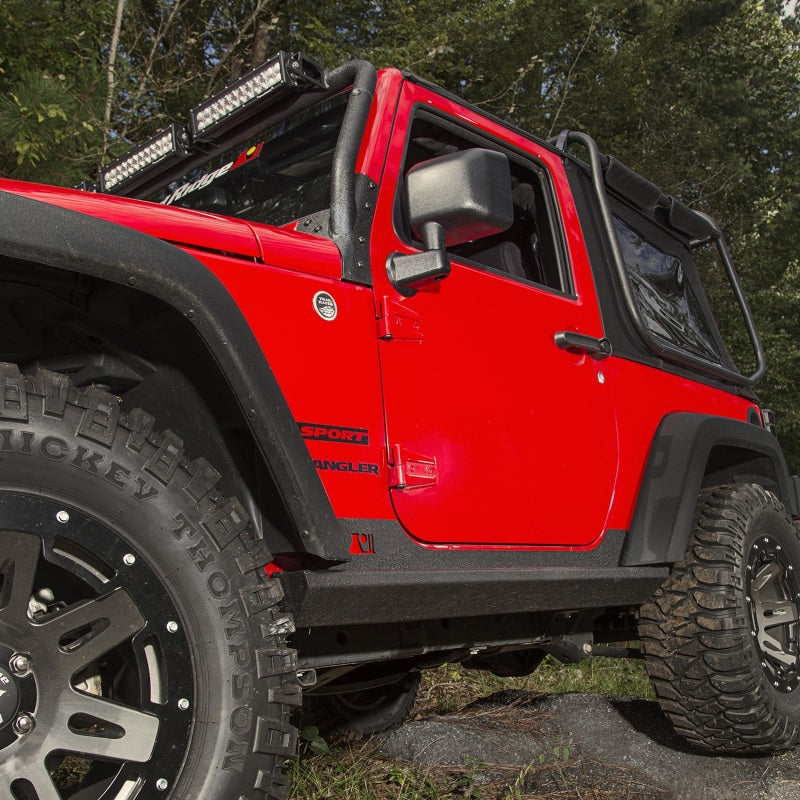 Rugged Ridge 11504.17 XHD Rock Sliders for 07-18 Jeep Wrangler JK 2 Door