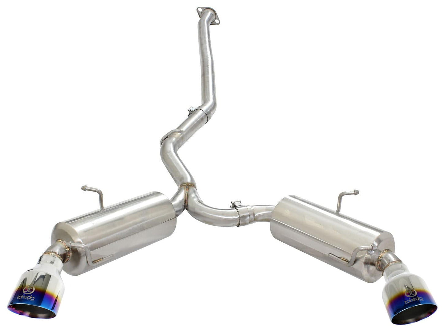 aFe Takeda Exhaust Axle-Back 13-15 Scion FRS / Subaru BRZ 304SS Blue Flame Dual Tips Exhaust