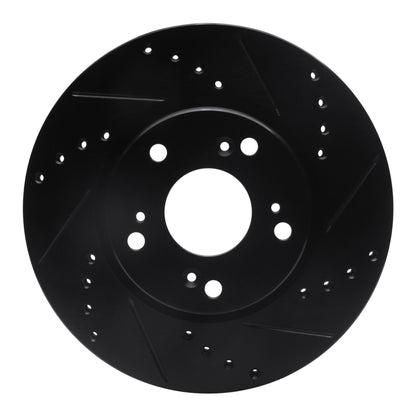 R1 ILX 03-17 Drilled & Slotted Black Rotor | Honda Accord/ILX (03-20) (ECB-59034R)