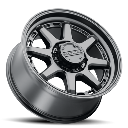 Raceline 947 Scout Satin Black | 15x8" -24mm | 5x114.3mm Wheel