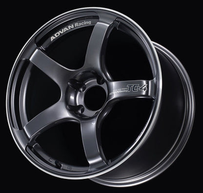 Advan TC4 Racing Gunmetallic/Ring | 17x8" +38mm | 5x114.3mm Wheels